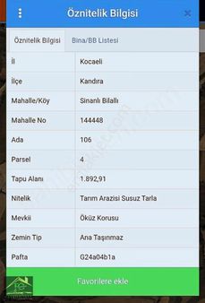 Kandıra Sinanlı Bilallıda Kaçmaz Yatırım Fırsatı