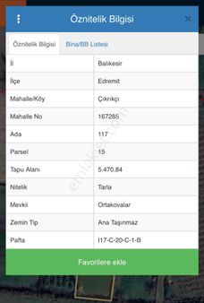 Çıkrıkçı'da Fırsat 5.5 Dönüm Yatırımlık Tarla