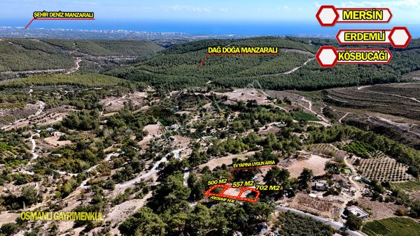 Mersin Erdemli Kösbucağında Satılık 3 Müstakil Arsa