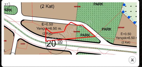 Karasu Denizköy Mah. 1/1000 Uygulama İmar Planı İçinde 1.784 M2 Satılık Arsa