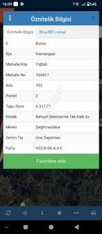 Osmangazi Yiğitali De Fırsat Arazi