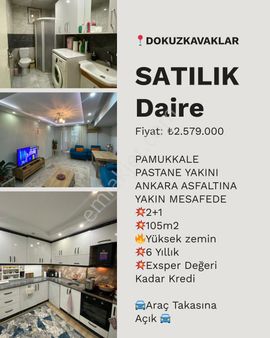 Dokuzkavaklar Mevkii Satılık 2+1 Full Kredili Fırsat Daire
