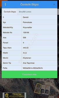 Pınarkent'in En Güzeli 440 M² 2 Kat İmarlı