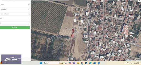 Hüma'dan Aşağı Çobanisa'da 3 Kat İmarlı Satılık Arsa