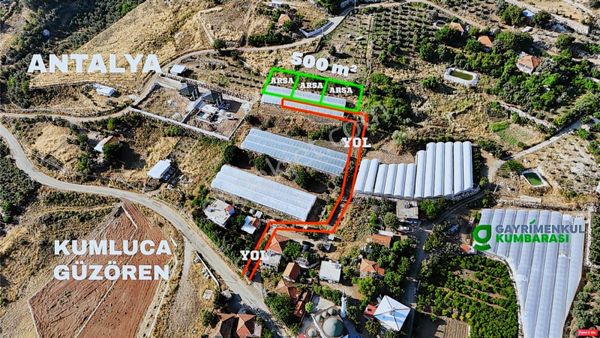 Antalya Kumluca'da Deniz Manzaralı Arsa