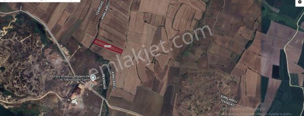 Kırklareli Vize Çakıllı Köyünde Satılık Arsa , 612 M2 Hisseli Çaplı Yolu Var