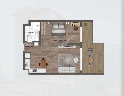 Valory Güneşli’de 1+1 Daire – Yatırım Ve Konfor İçin İdeal