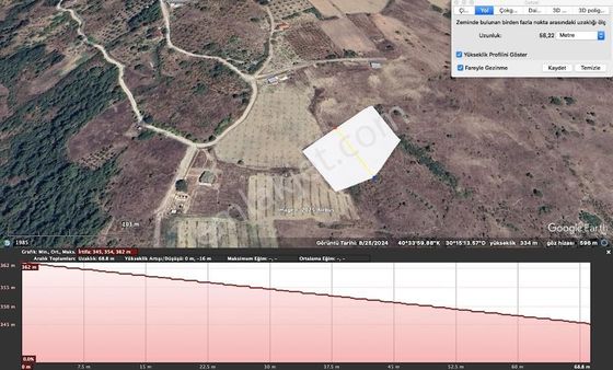 Geyve Melekşesolak Mahallesinde Hobi Bahçesine Uygun Bahçe