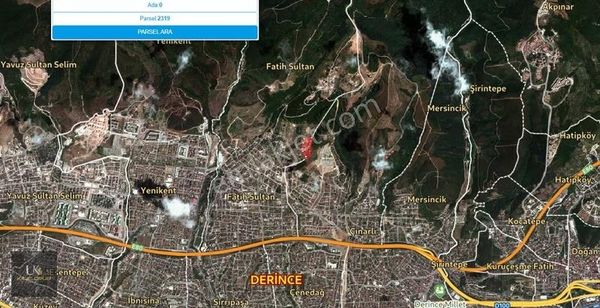 Derince'de İçinde Yapı Olan Manzaralı Arsa