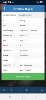 Doğan Kuş Tilezik De Satılık Tarla