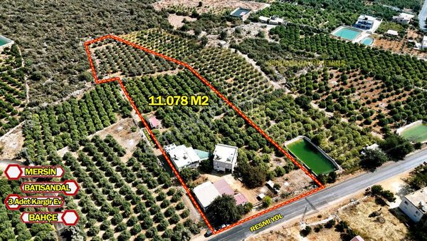 Erdemli Batısandal 3 Adet Müstakil Ev Ve Arsası Satılık