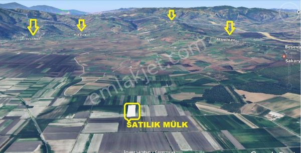 Sakarya Serdivan Yazlıkta Yükselen Bölgede 9600 M2 Arazi