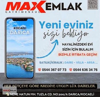 Bağlarbaşı Mah Çift Girişli Sıfır Krediye Uygun Lüx 4+1 Dublex