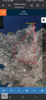 İzmir Yeni Foça Bucak Mevkinde 14 Dönüm Satılık Tarla