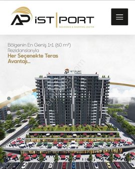 Eryaman Referans'tan Ap İst Port Avm Rezidans Satılık 1+1 Daire