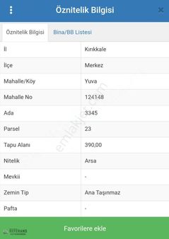 Referans'tan Kırıkkale Yuva'da Satılık Arsa