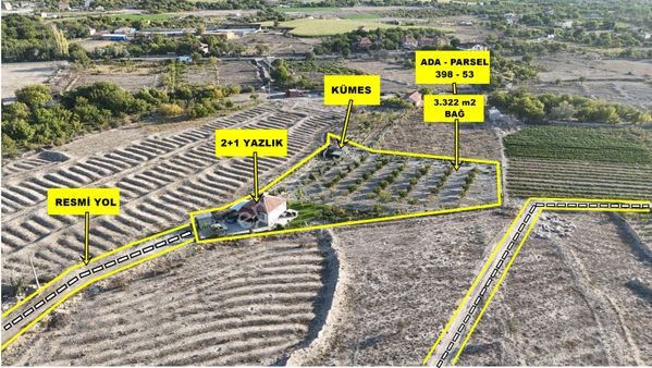 E.gökal K.hisar Cumhuriyet Tyana Park Site Arkası3.322 M2 Ev Bağ