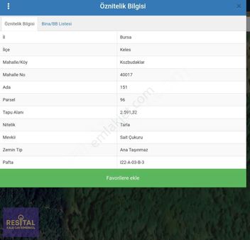 Keles Kozbudaklar Acil Satılık