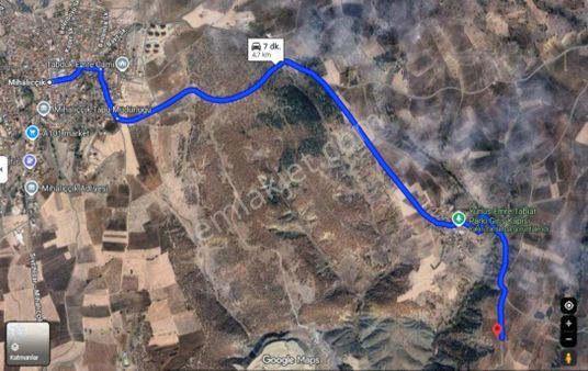 Pera'dan Mihalıççık Ömerköy De Satılık Kiraz Bahçesi