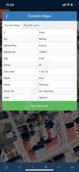 Kevser Emlak'tan Yeşilyurt Mah. Hisse Tapulu Satılık Arsa