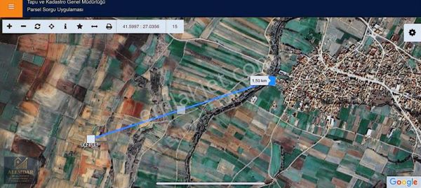 Babaeski Karahalil/birlikte 750 M² Tek Tapu Satılık Bağ