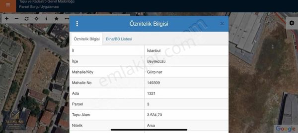 Adnan Kahvecide Ana Cadde Üzeri 3.534 M² Köşebaşı Arsa