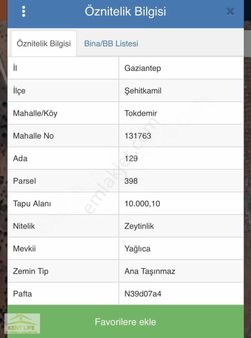 Tokdemir Köyü Ana Yola Sıfır 10 Dönüm Arazi