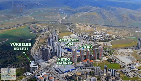 İkea Avm Yakını Konforlu Yaşam Alanları Güney Doğu Cephe 4.5+1