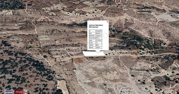 Uçhisar Ağacin Mevkisinde Satılık 2720 M2 Arazi