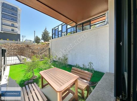 Site İçerisinde Sıfır Eşyalı Bahçeli Ve Balkonlu Kiralık 1+1 Fbm