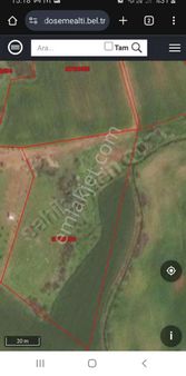 Dosemealtı Derelı'de Yolu Olan 6259 M² Tarla