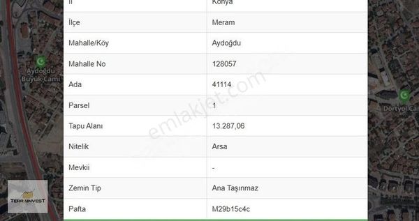 Merkezi Konumda, Aydoğdu Bölgesinde Satılık 95m² Arsa Hissesi