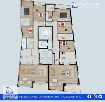 Karşıyaka Yalı Full Deniz Manzaralı Otoparklı 3+1 Yalı Dairesi