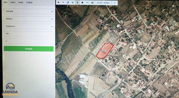 Anında Hakan'dan Satılık Köy İçi Yatırımlık Arsa 5170 M2