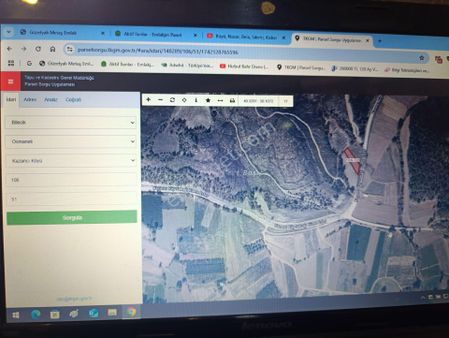 Bilecik Osmaneli Kazancı Köyü Satılık Emsalsiz Resmi Kadastra Yolu Üstü Köy Yolu Üstü