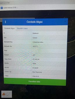 Agt'den Gönen Çobanhamidiye Mah. 15.200m2 Satılık Arsa