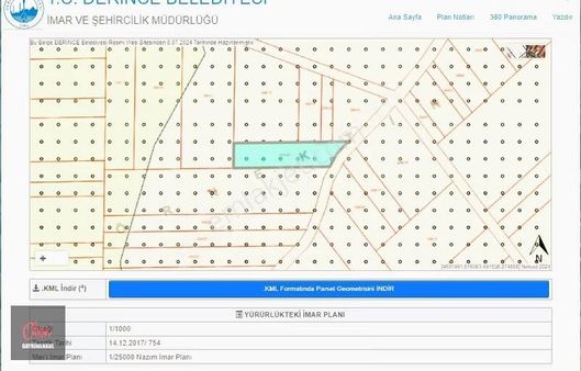 Projesi Çizilmiş Elektrik Ve Su Alt Yapısı Hazır Acil 2500 M²