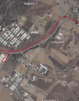 Denizli Kayaköy Bozburun’da 1670m2 Sanayi Arsası