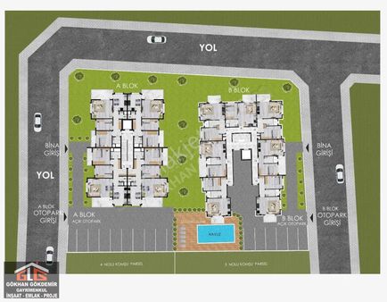 Gökhan Gökdemirden Ayrı Mutfaklı 2+1 Geniş Lüks Daire