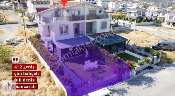 Mordoğan Barış Emlaktan Full Deniz Manzaralı 4+2 Satılık Triplex
