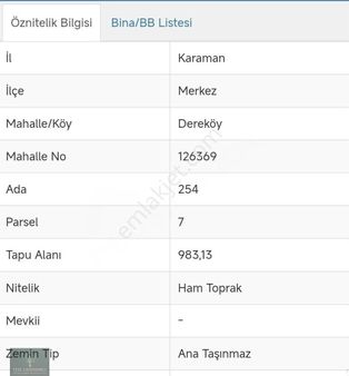 Dereköyde Satılık Fırsat Bahçe