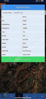 İnegöl Tekke Köyde Satılık Arazi