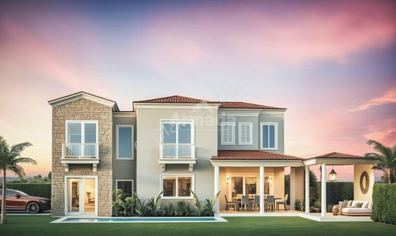 Kuşadası Karaova'da Plaja Yürüme Mesafesinde 4+1 Villa