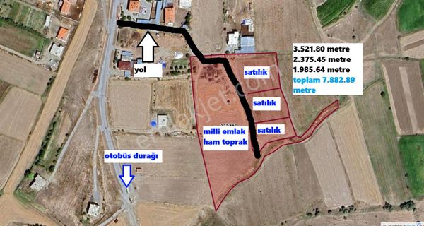 Kocasinan Mahzemin Kasabasında Satılık Tarlalar