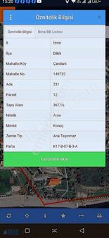 Çandarlı Bimeyko'da,ön Parselde Satılık, Villa Konut İmarlı Arsa