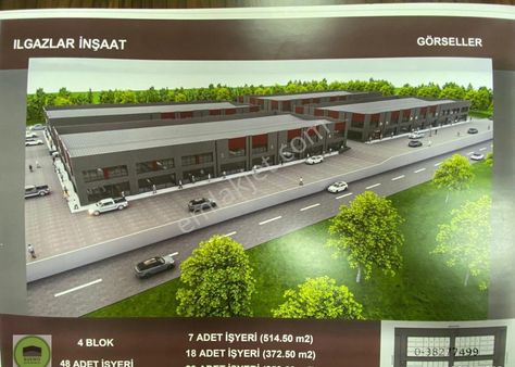 Buewo'dan Emko Sanayi Sitesi Yeni Ticaret Merkezi Satılık 457m² Dükkan