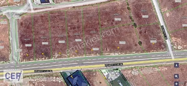 Kolejler Yolu Üzeri Satılık Villa Parselleri