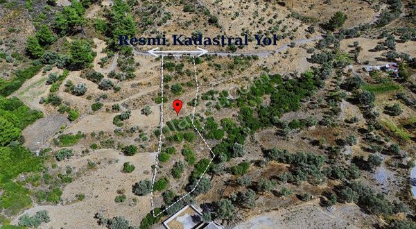 Bodrum Gökpınar Satılık Müstakil 2084m² Resmi Yolu Olan Tarla