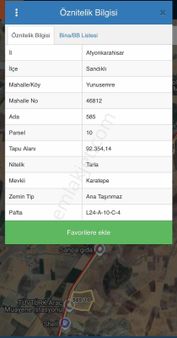 Anayola Sıfır 92.354m2 Arazi