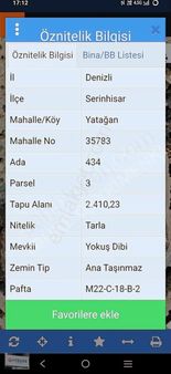 Yatağan Yokuş Başında Kefe Yolunda Fırsat Bademlik